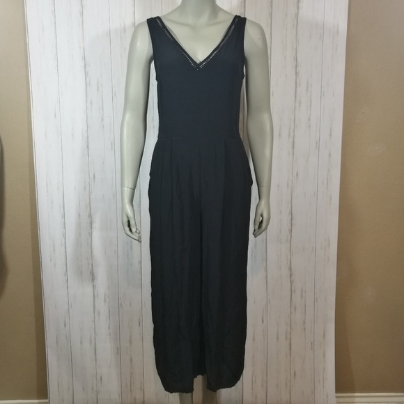 LUCKY BRAND Jumpsuit Ladder Lace Size 6 Pantsuit - Picture 2 of 8